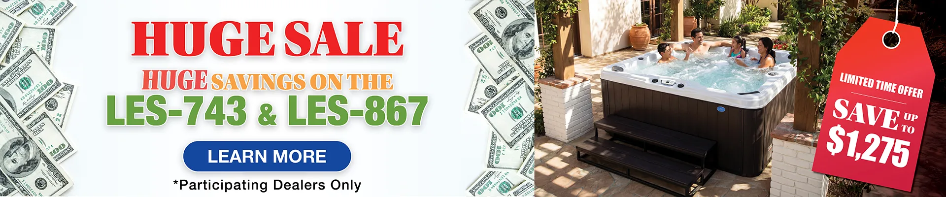 Calspas hot tub being used in a family setting - Lawton